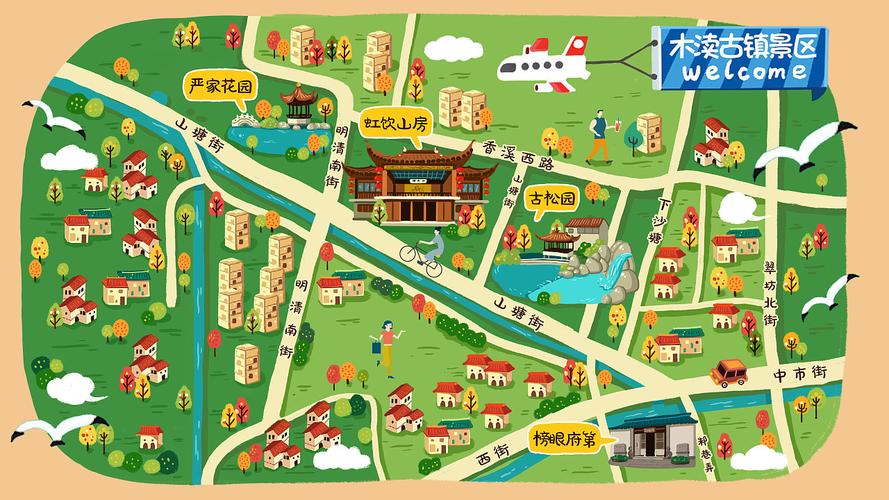 蒙山手绘地图：一机在手，智慧景区游览无忧