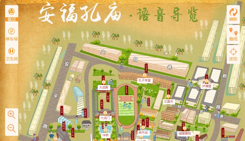 蒙山手绘地图：智慧景区智能化服务的延伸